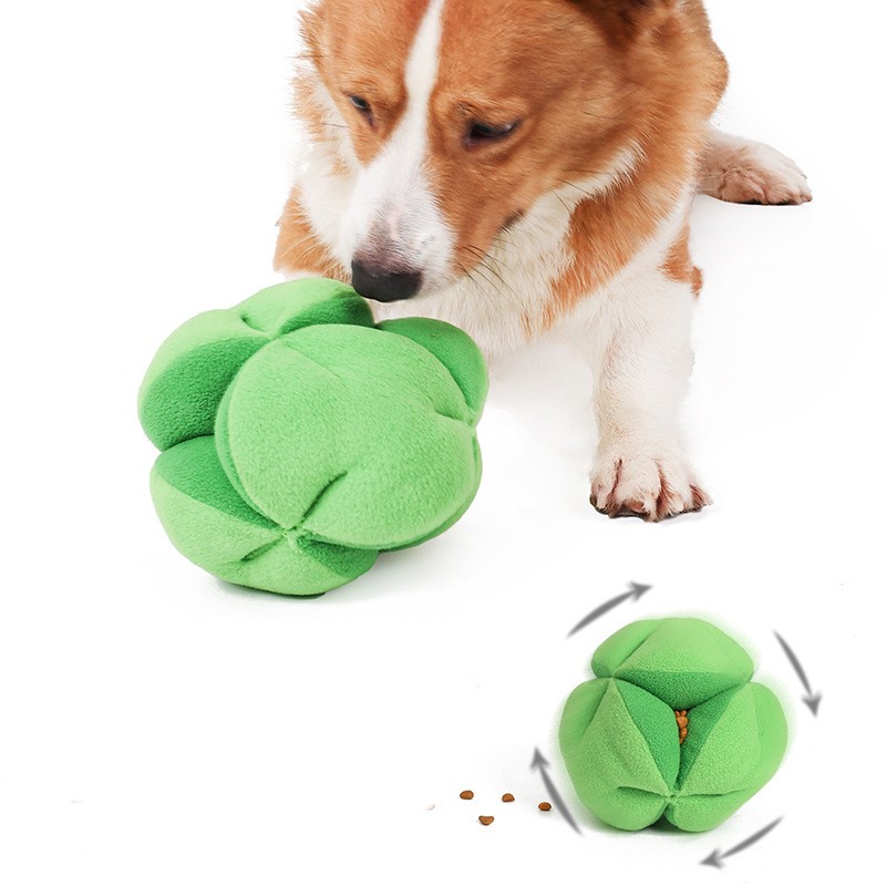 Broccolipuzzel met snuffel- en voerfunctie – groen