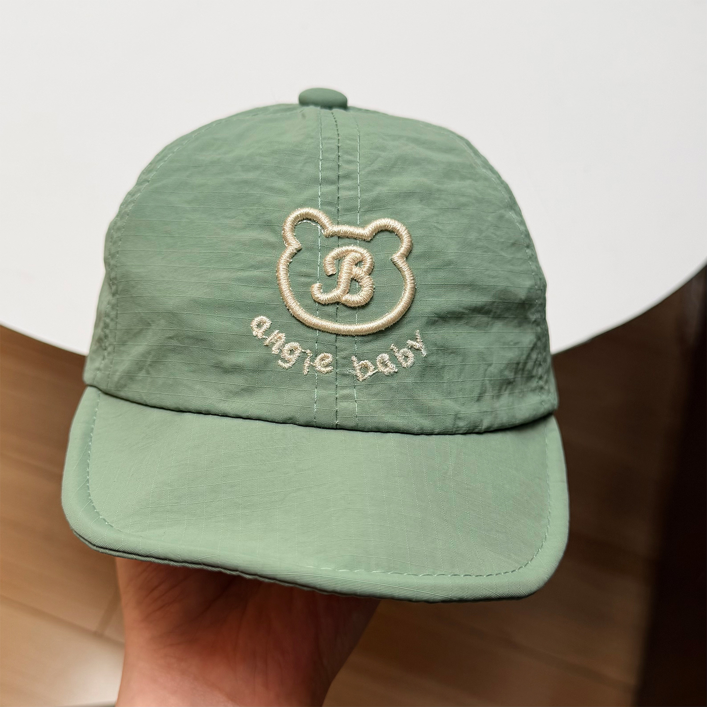 Korean-style Cute Little Bear Embroidered Alphabet Baby Sun Hat, Lightweight And Breathable, Suitable For Children Of All Ages