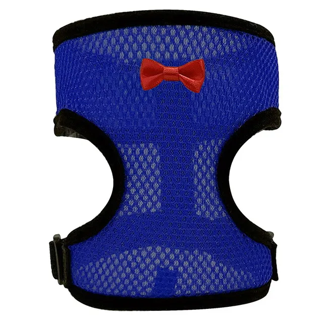 Pet Duck Chicken Poultry Chicken Clothes Chicken Vest Hen Belt Pet Harness Matching Collars Bow Poultry Supplies - Blue