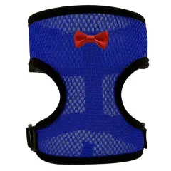 Pet Duck Chicken Poultry Chicken Clothes Chicken Vest Hen Belt Pet Harness Matching Collars Bow Poultry Supplies - Blue - View 1