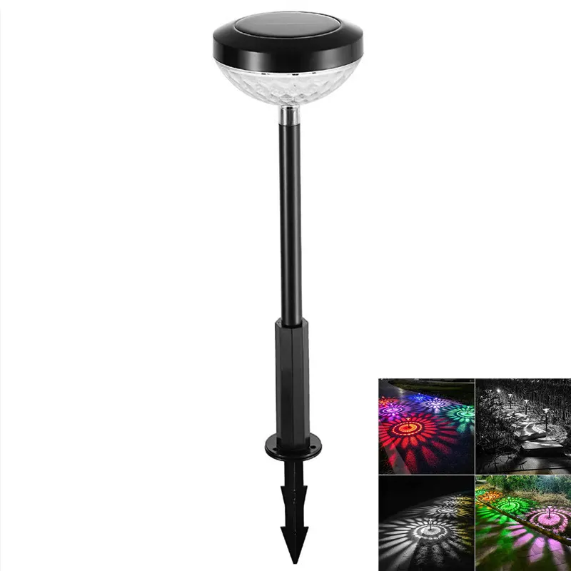 Outdoor Solar Lawn Projection Water Droplets Colorfully Inserted Lights – image 5