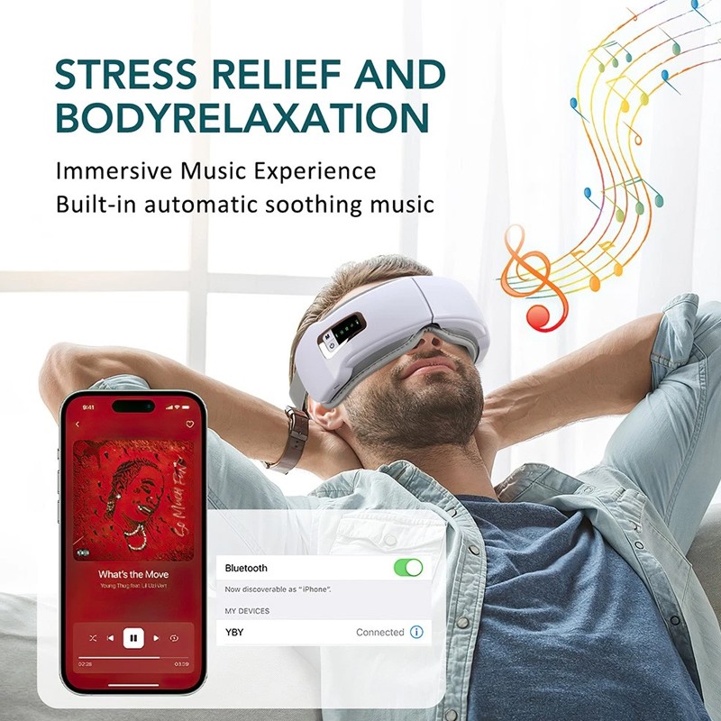 Heated Eye Massager With Vibration Soothing Mask For Relaxation — image 9