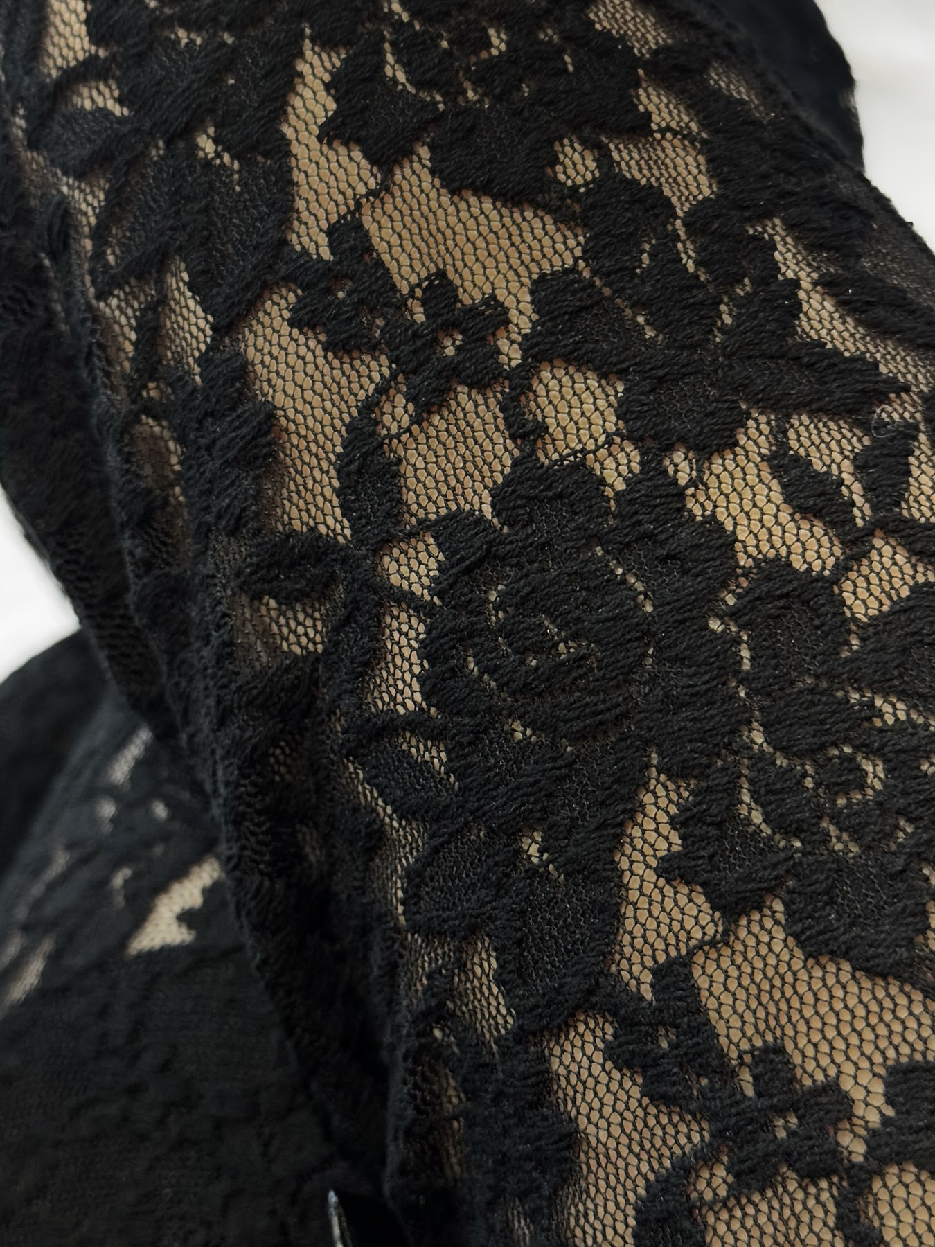 High Waist Lace Wide Leg Pants