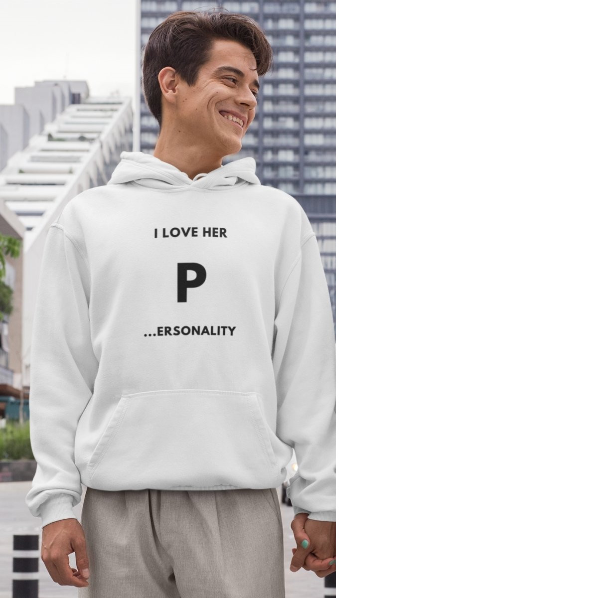 I Love His D Her P Couple Hoodie