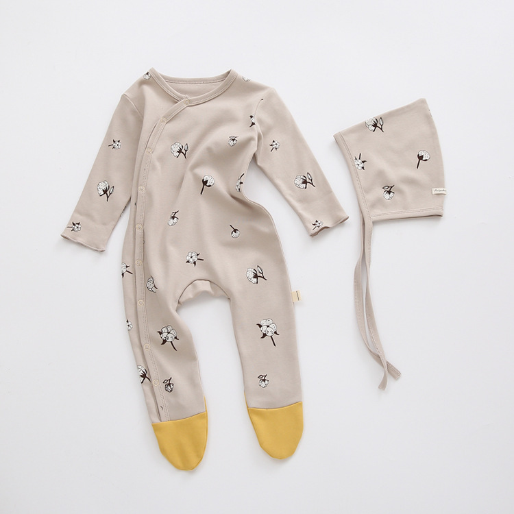  Spring And Autumn New Baby Cotton Footwear Pajamas