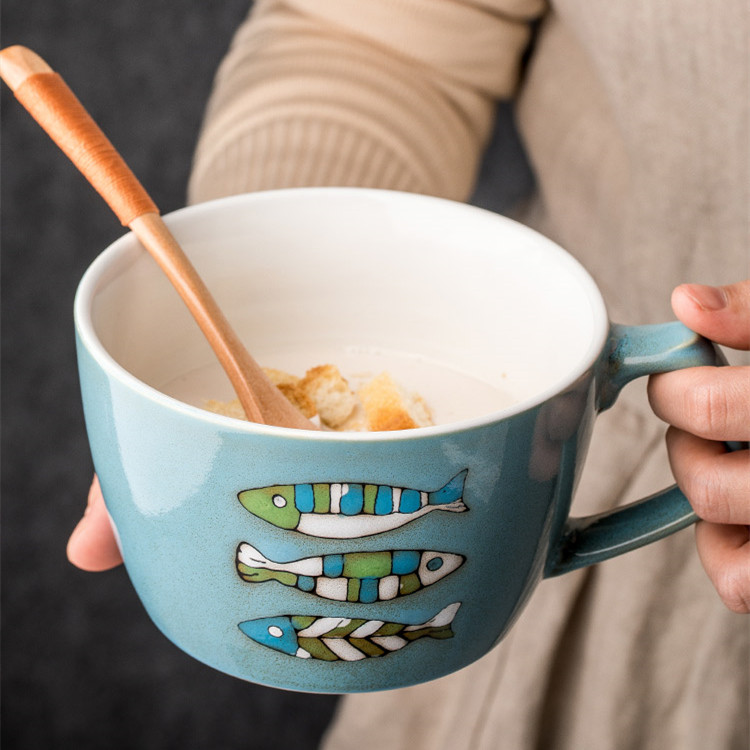 Title 2, Mug de petit-déjeuner en céramique, grande capa...