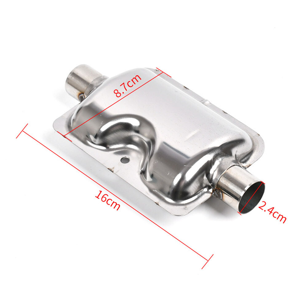 180CM Exhaust Pipe 24mm Exhaust-Silencer 25mm Air Filter For Air  Heater NEW