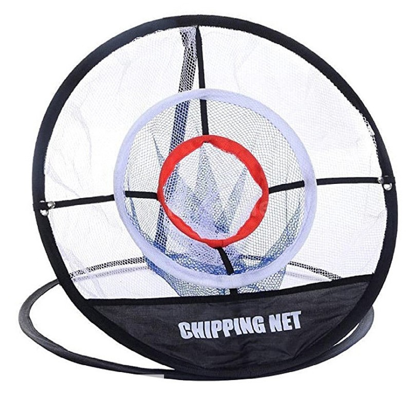 Golf Chipping Net Cage Pitching Hitting PopUP Basket Practice Training Foldable