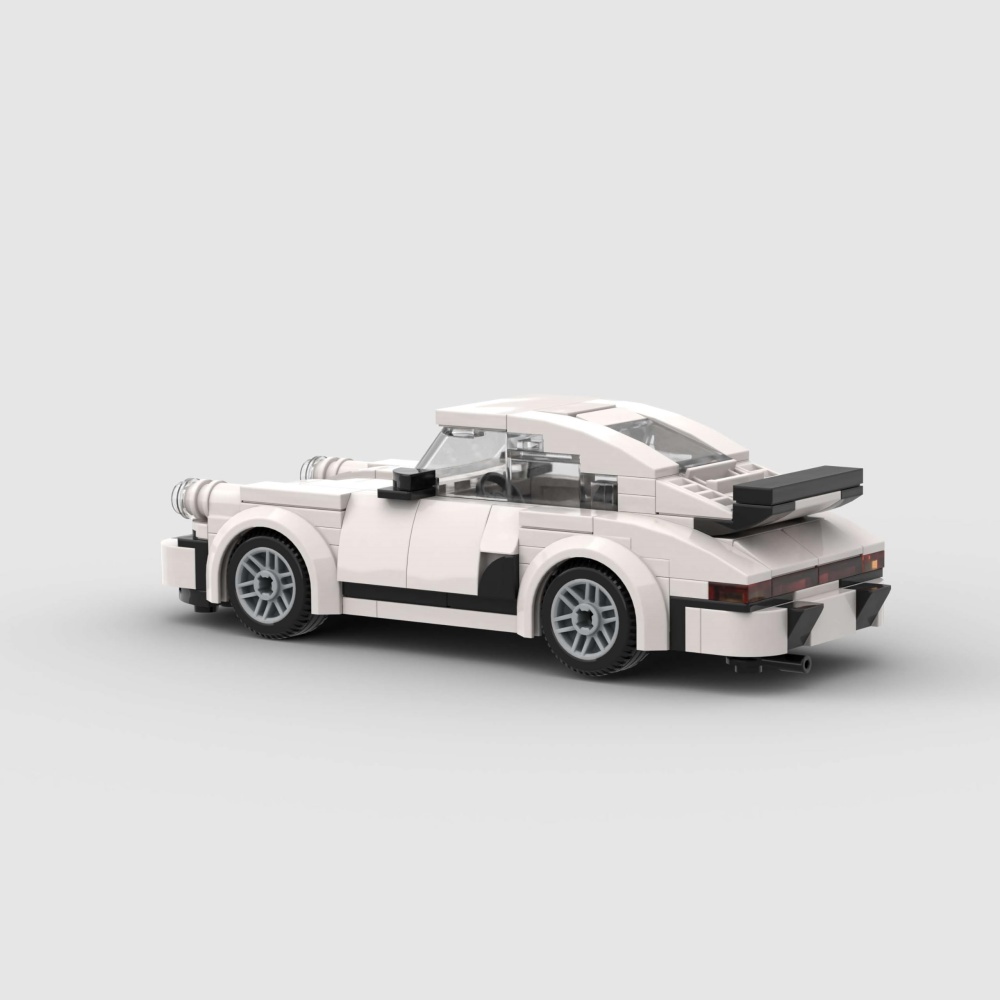 196PCS DIY White Sports Car Building Blocks,Speed Champions Cars Toy Building Sets,City Vehicle Building Bricks For Kids And Adults