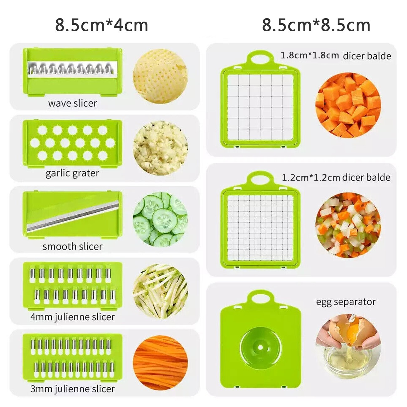 15 In 1 Vegetable Chopper Fruit Cutter Food Onion Veggie Dicer Slicer Peeler Kitchen — detail 3