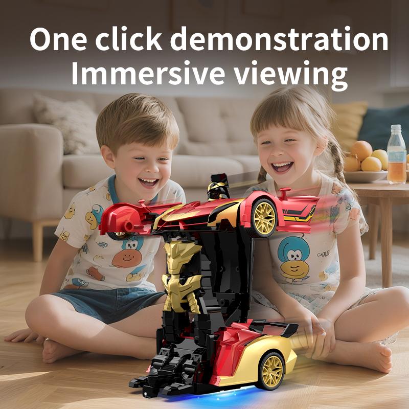 Iron Man Transforming Robot Car  Alloy Toy For Boys With Crash-to-Transform Feature,Self-pickup Only. image 11