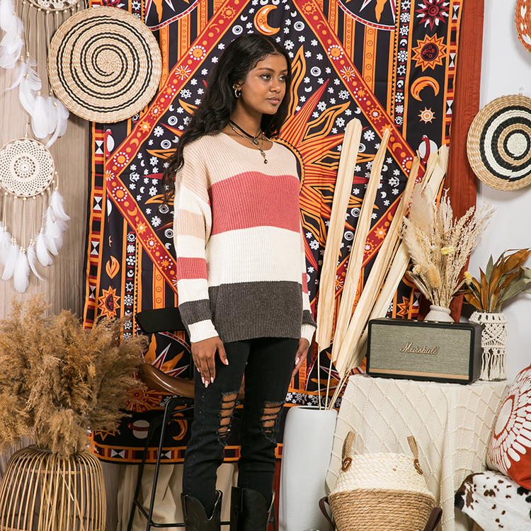 Long sleeved Plaid Top Loose Casual Shirt Plush White - Shop at LoveMi