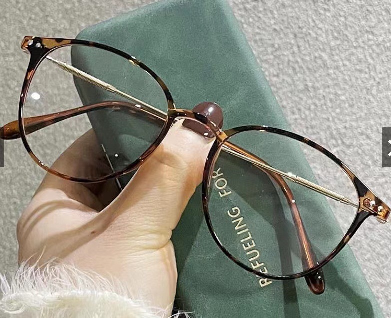 Anti-blue Light Mirror Super Light Blush Cold Tawny Glasses - Image 8