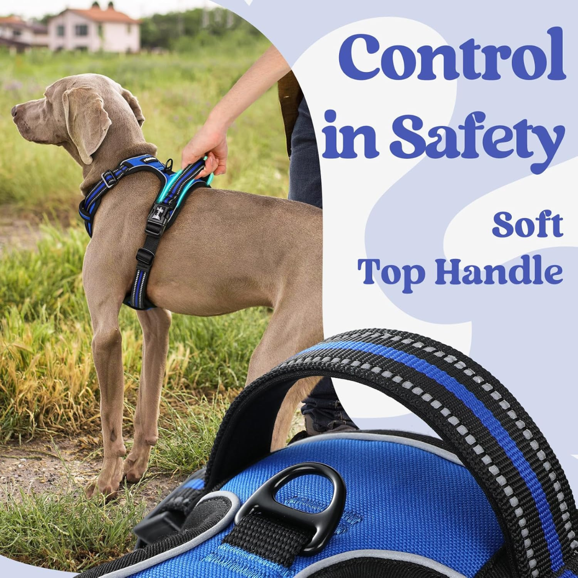 Harnais pour chien de grande taille, sans traction – Image 5