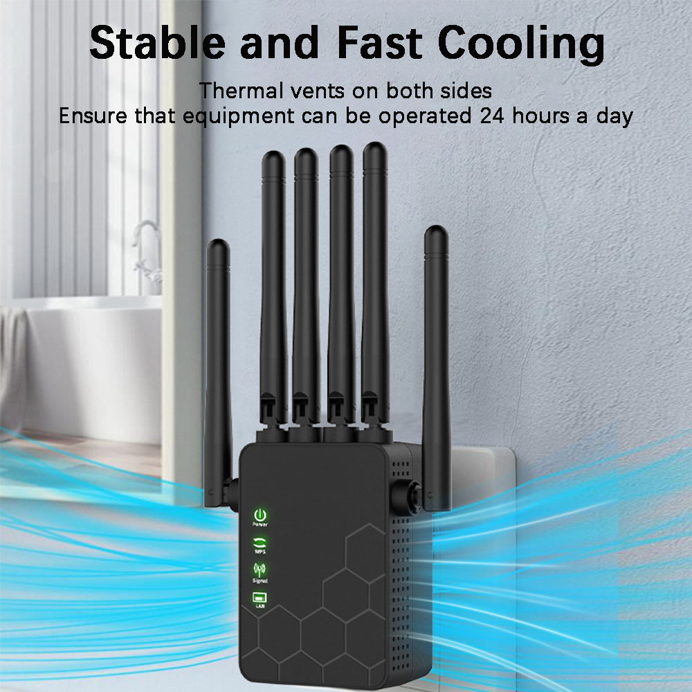 300Mbps WiFi Repeater, 2.4GHz Or 5GHz&2.4GHz, 6 Antenna Wireless Amplifier, AP — image 4