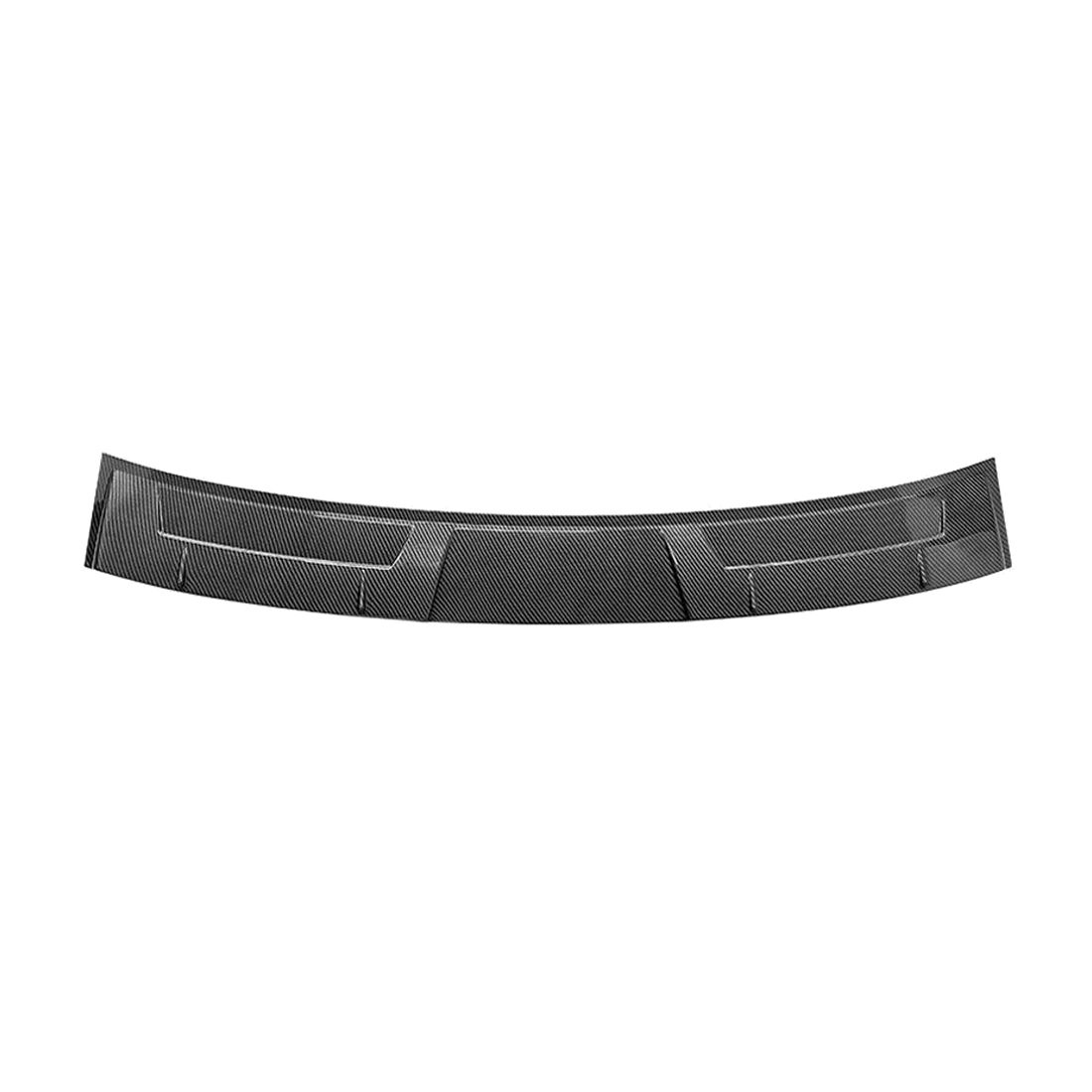 Fits 14-23 Infiniti Q50 V Style Carbon Fiber Print Rear Window Roof Spoiler Wing