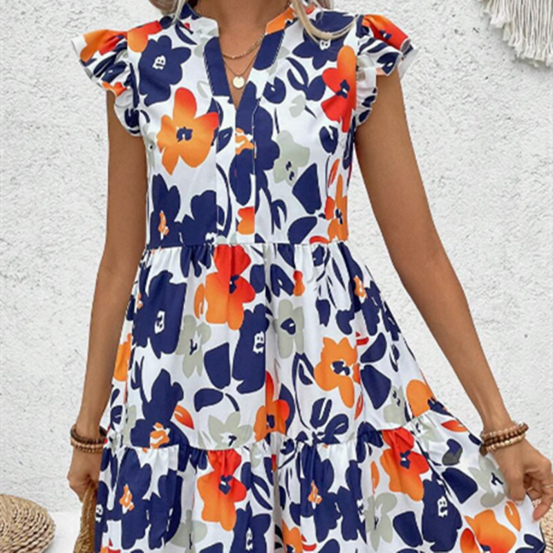 Women's Clothing Bag Hip Floral Dress Fashion