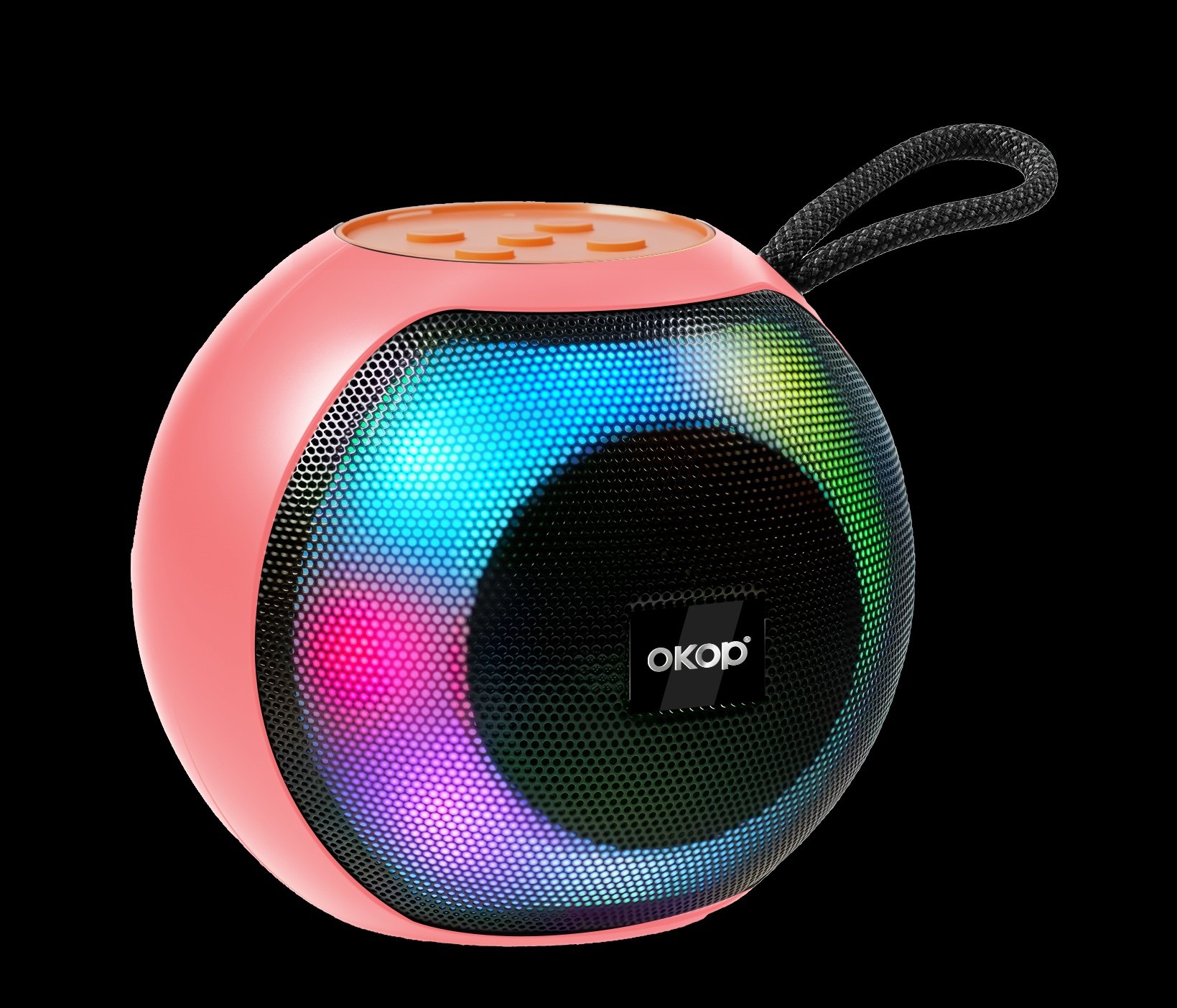 KP-586 Best-selling Wireless Bluetooth Speaker With Portable Handle And RGB Lighting Compact Design Ideal For Outdoor Sports And Gatherings. image 3