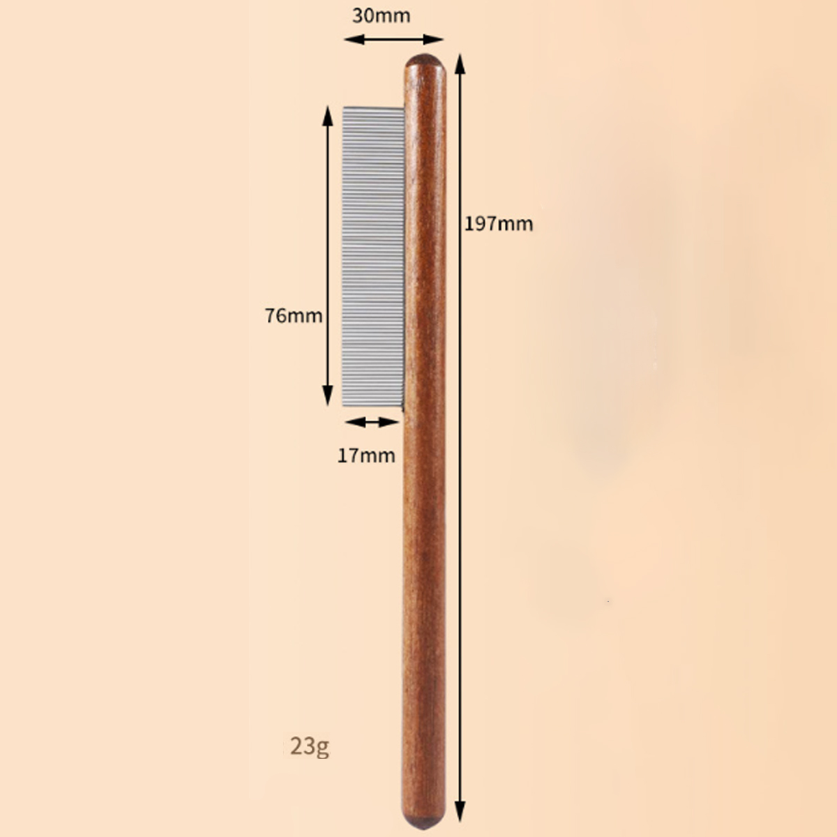 Dense tooth comb