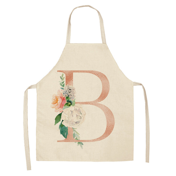 Title 27, Letter series cotton and linen apron