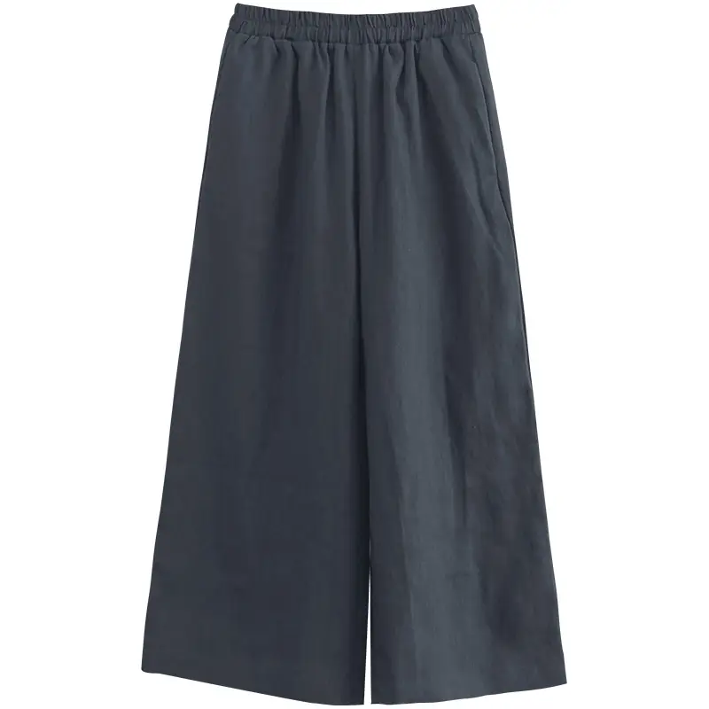 High Waist Versatile Casual Drape Wide Leg Pants