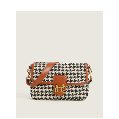 Houndstooth brown