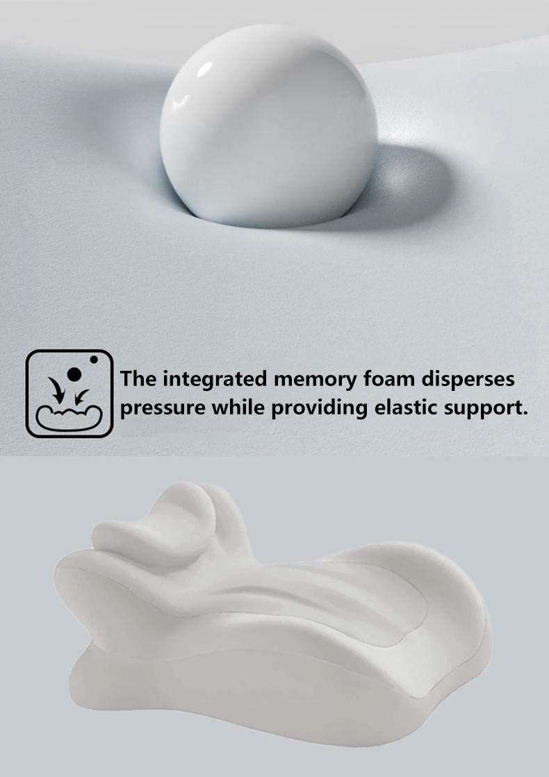 Memory Foam Prone Sleeping Pillow For Relieving Neck Pain And Promoting Deep Sleep. Self-pickup Only.