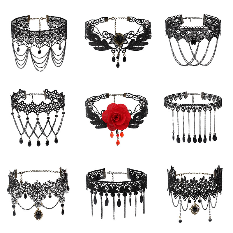 Choker Dentelle Multi