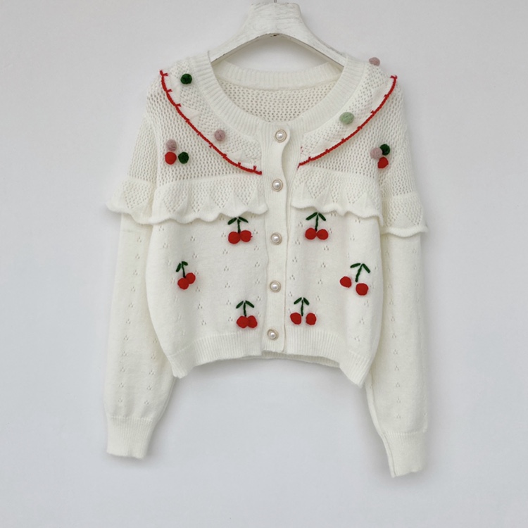 Girl Loose Lazy College Style Cardigan Coat - Image 12