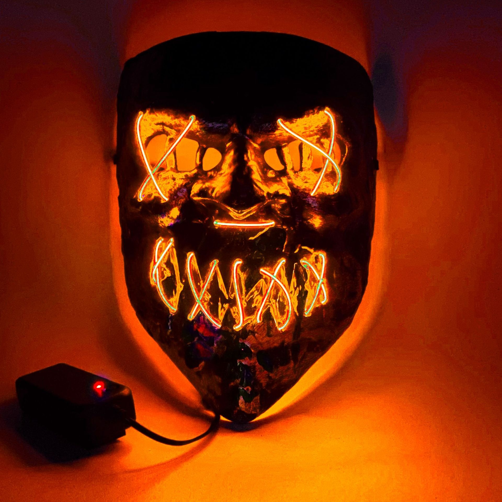 Cold LED Mask Halloween Horror Prop — foto 10
