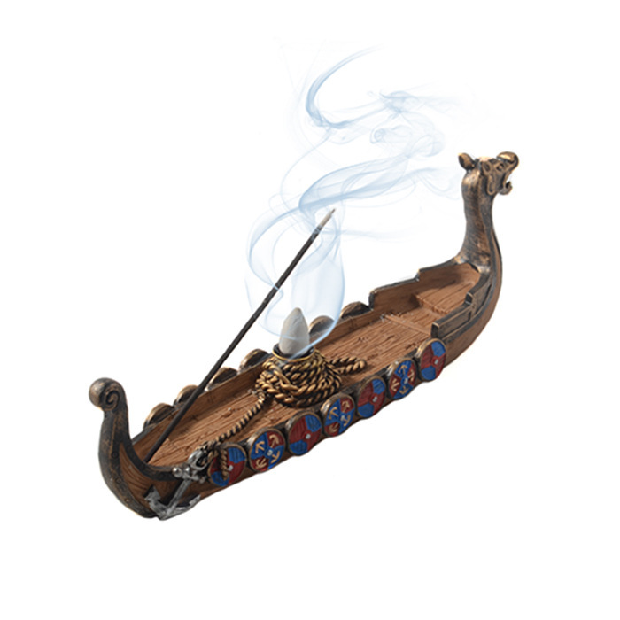 Creative Resin Backflow Incense Dragon Boat Incense Plug Ornament Decoration