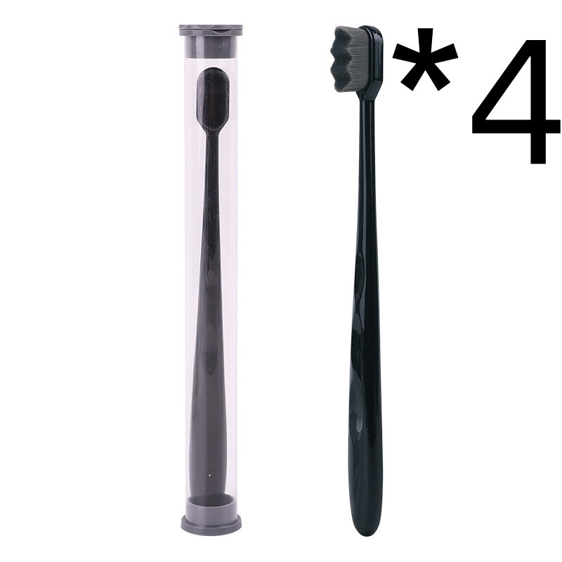 Black hair black handle4PCS