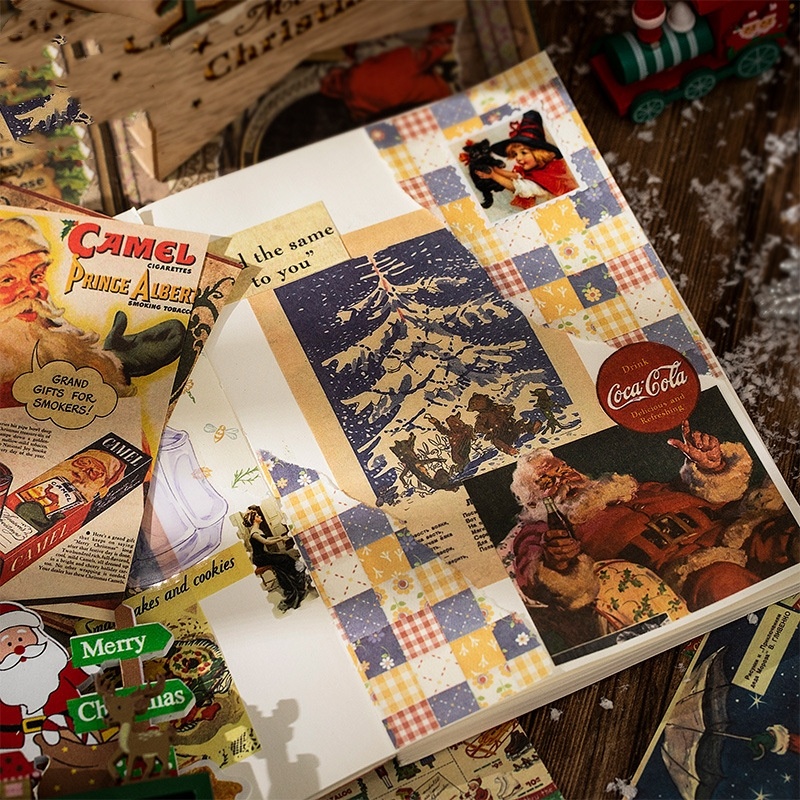 Yuxian Material Paper Nostalgic Christmas Series - Image 2