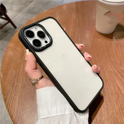 High-grade Metal Ring Transparent Mobile Phone Case