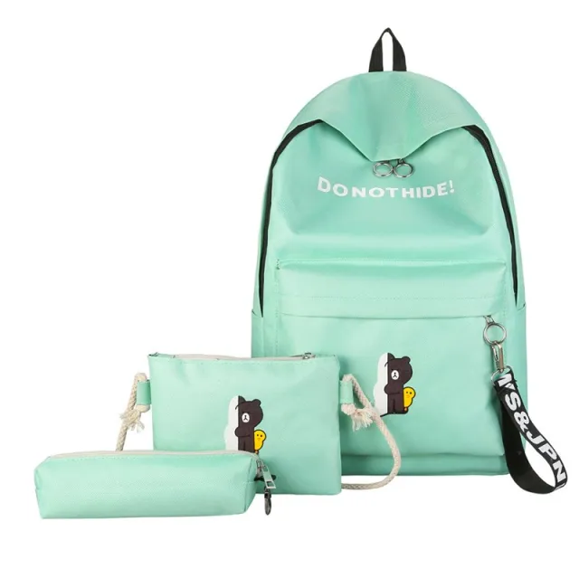 Women Backpack School Bag Beg Sekolah Green - Shop at LoveMi