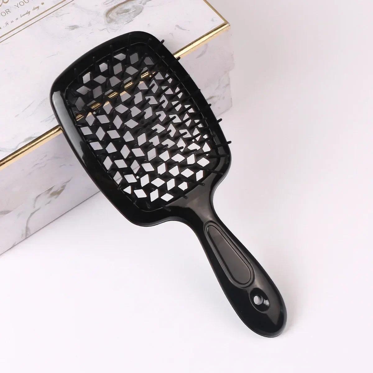 Hair Massage Scalp Brush and Wide Tooth Comb - Perfect for the shower, frizz free shine, locks you love, all hair vibes welcome, painless.