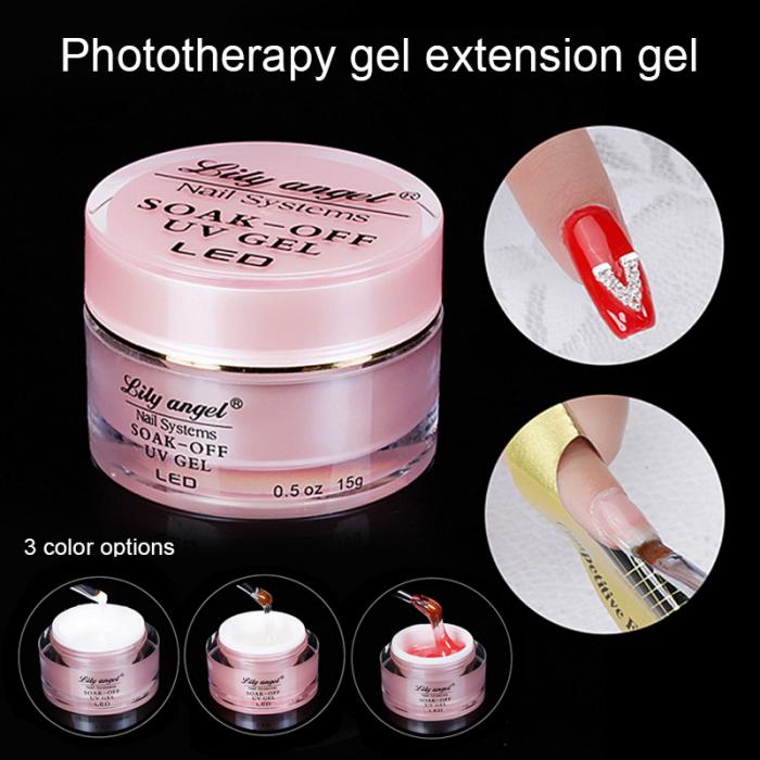 Title 8, Transparent color extension gel quick and long ...