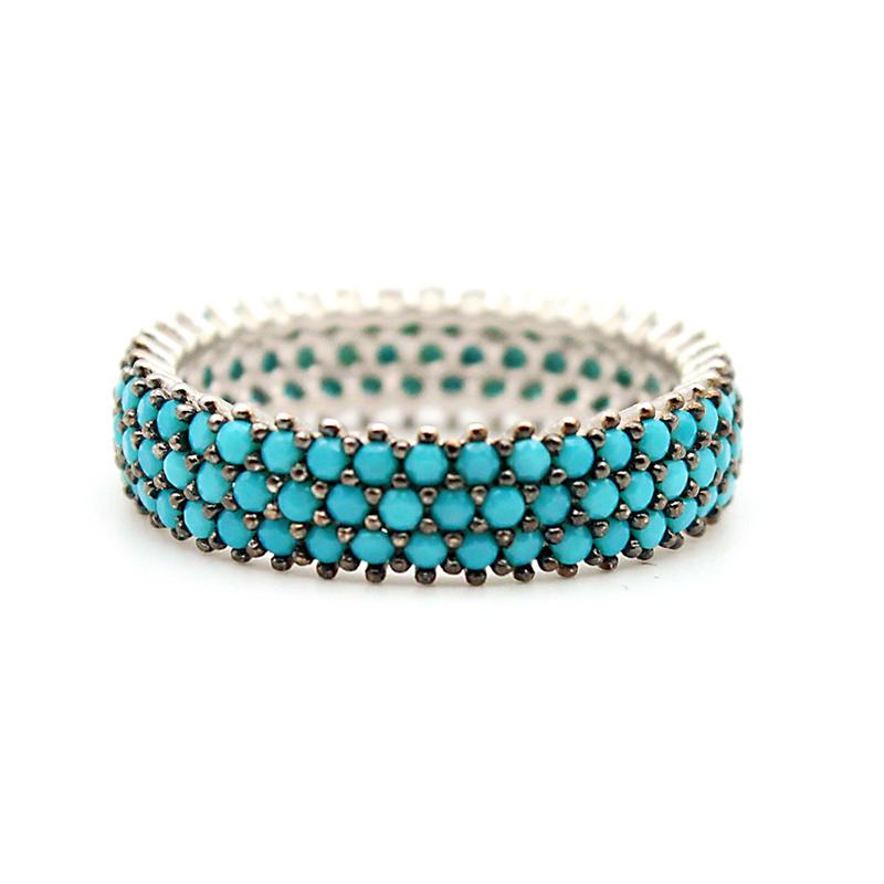 Title 6, Bague en argent sterling turquoise Cadeau de tr...