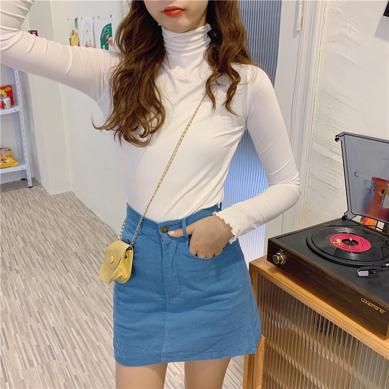 Title 2, Western Style Korean Style Tight Top Spring And...