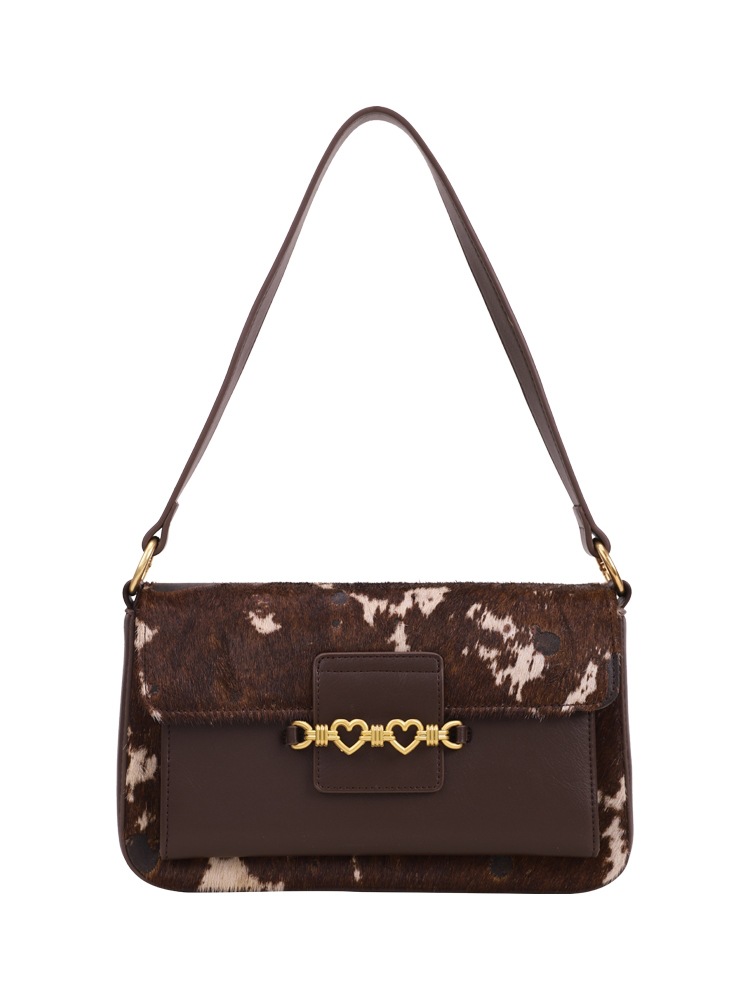 Title 4, Bolsa Transversal Vintage com Crina de Cavalo, ...