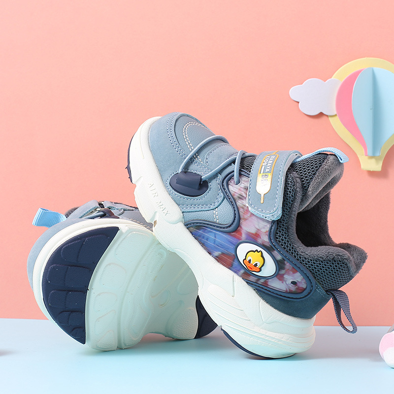 Girls Plus Cashmere Sports Cotton Shoes