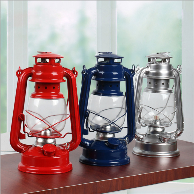 Retro Kerosene Lamp Iron Tent Camping Lantern