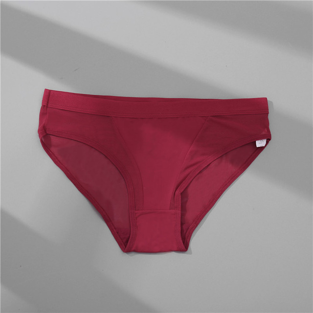 Title 8, Low Waist Mesh Solid Color Briefs