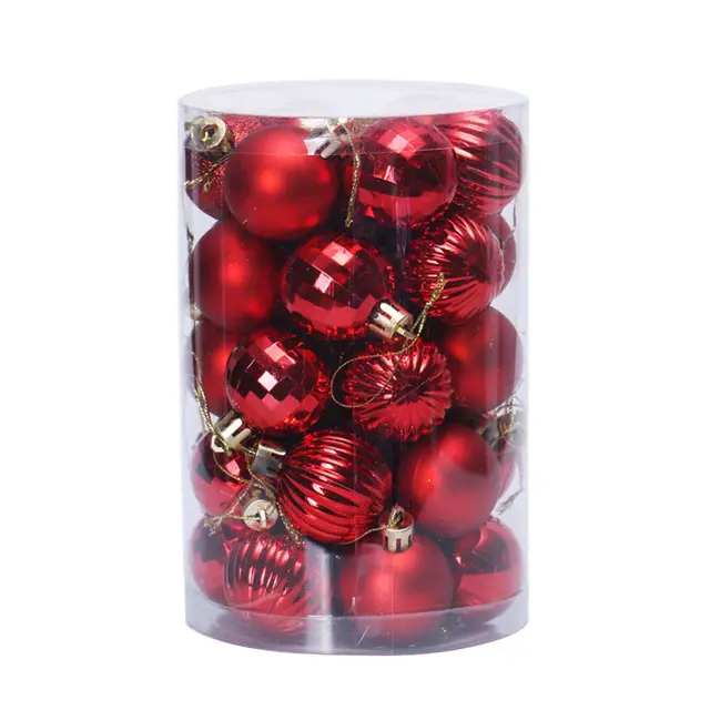 34 Christmas Ball Set 4cm Ornaments