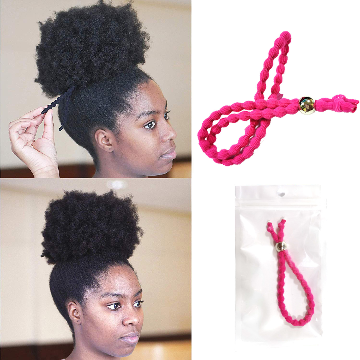 Title 2, Adjustable Headband Sliding Ponytail