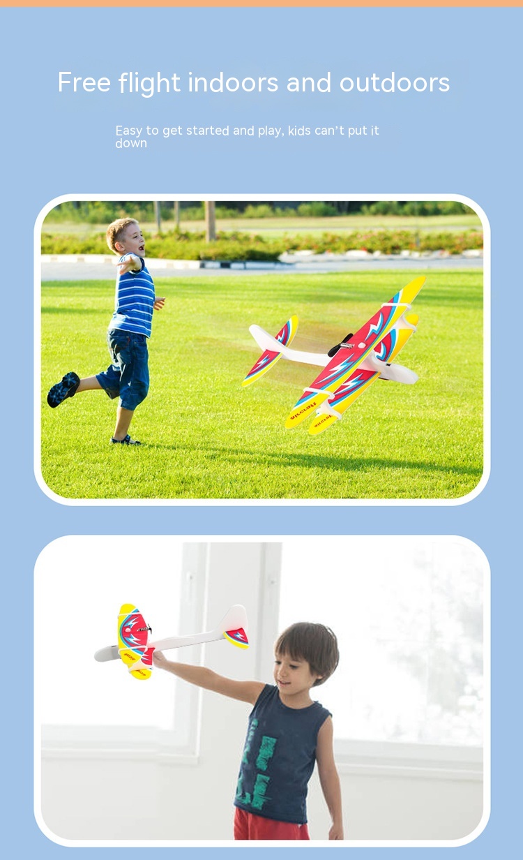 Title 5, Electric Bubble Plane Glider, charging light, a...