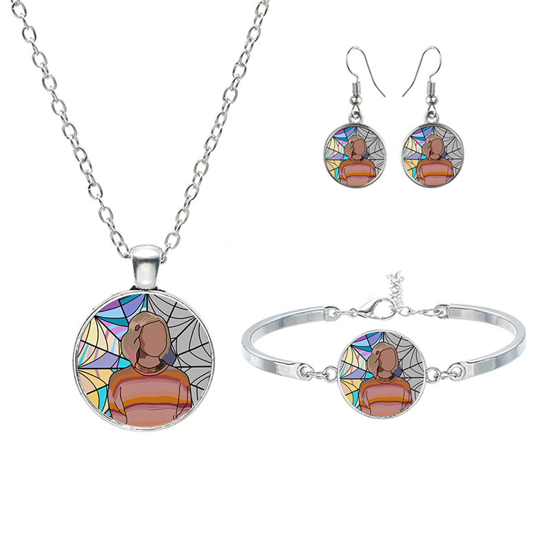 New Wednesday Glass Jewelry Sets For Women Girls Handmade Trendy Necklaces Bracelets Earrings Party Gift — foto 10