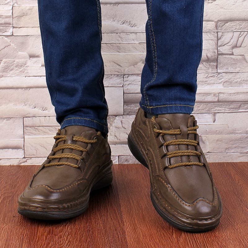 Top Layer Cowhide Non-slip Wear-resistant Handmade Men's Shoes