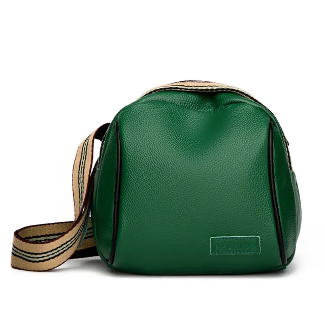 Cowhide Saddle Bags For Lady Brand Women Handbag Genuine Green - Shop at LoveMi