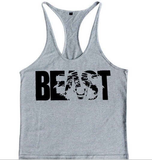 Title 5, Fitness tanktop met sportprint voor heren